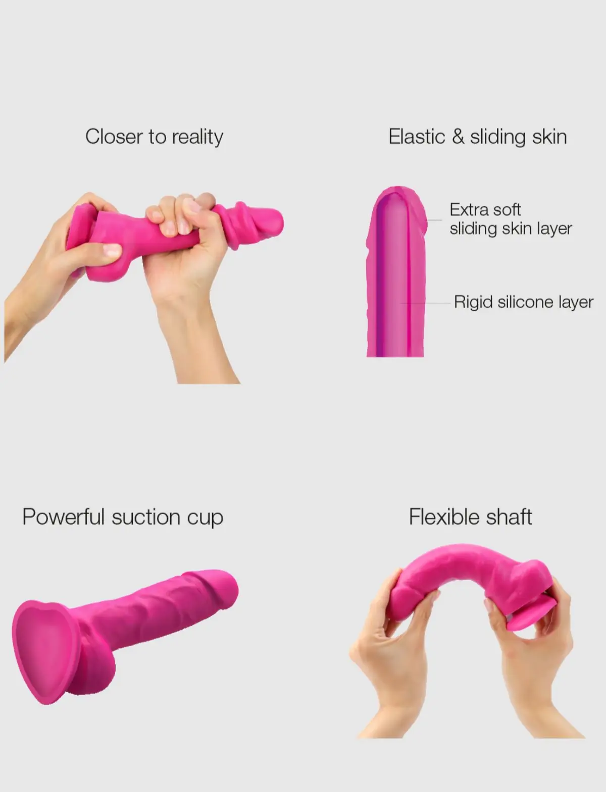 Sliding Skin Dildo Réaliste - Image 14