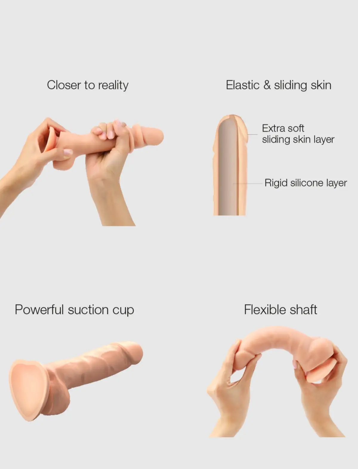 Sliding Skin Dildo Réaliste - Image 7